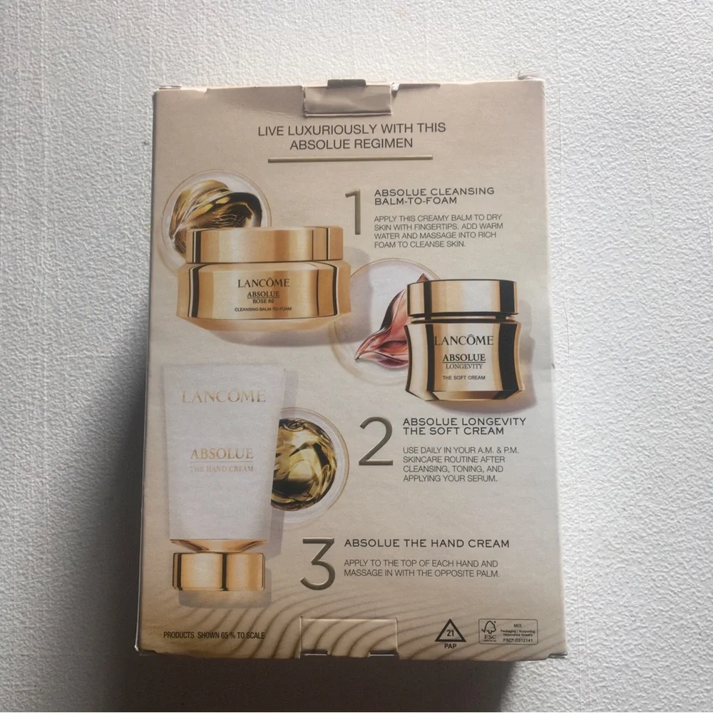 Lancôme Absolue Longevity Regimen - Gold Skincare Set